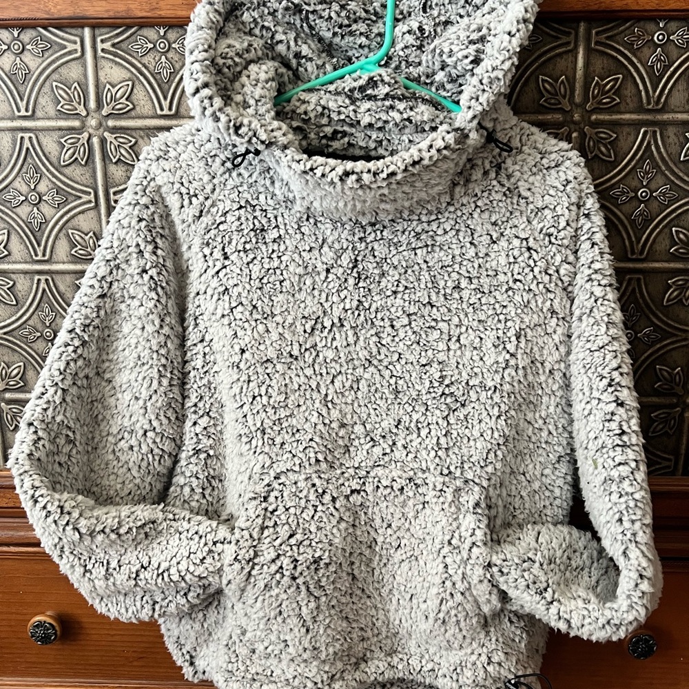 PINK fleece pullover nwot